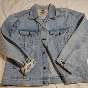 Vintage Men's Hard Rock Cafe Orlando Large Denim Jacket